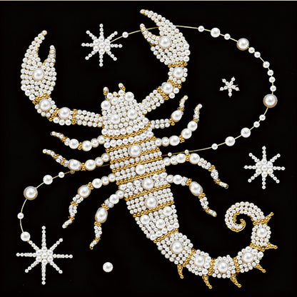 Scorpion - DIY Pearl Gem Art Diamond Painting Kits With Framefor Home Decor -25x25cm