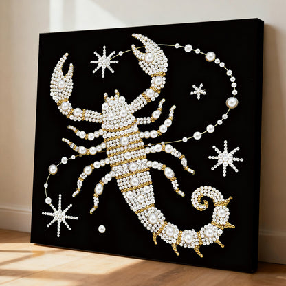 Scorpion - DIY Pearl Gem Art Diamond Painting Kits With Framefor Home Decor -25x25cm