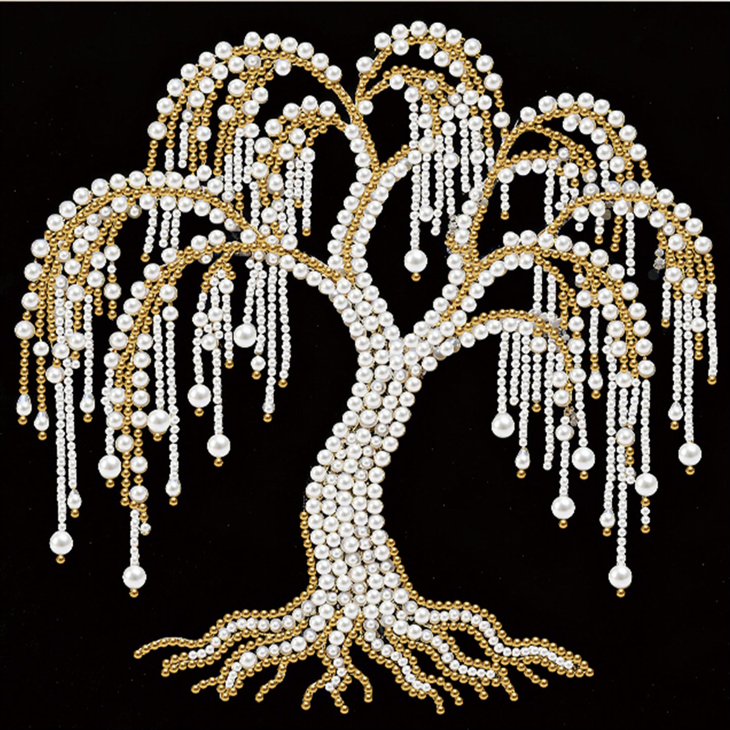 Tree Of Life - DIY Pearl Gem Art Diamond Painting Kits With Framefor Home Decor -25x25cm