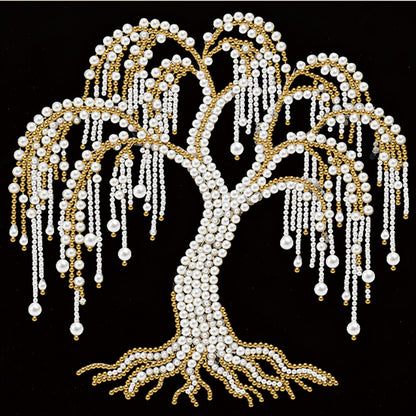 Tree Of Life - DIY Pearl Gem Art Diamond Painting Kits With Framefor Home Decor -25x25cm