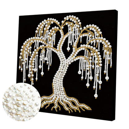 Tree Of Life - DIY Pearl Gem Art Diamond Painting Kits With Framefor Home Decor -25x25cm