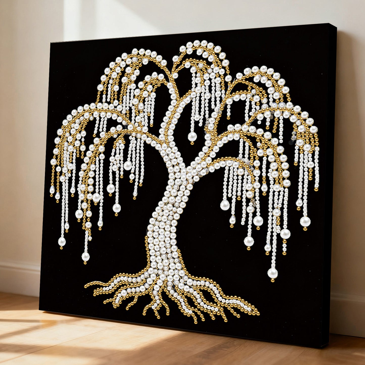 Tree Of Life - DIY Pearl Gem Art Diamond Painting Kits With Framefor Home Decor -25x25cm