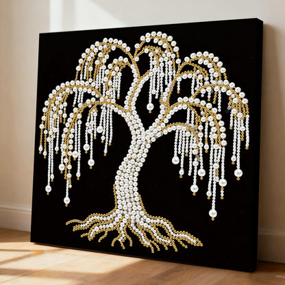 Tree Of Life - DIY Pearl Gem Art Diamond Painting Kits With Framefor Home Decor -25x25cm