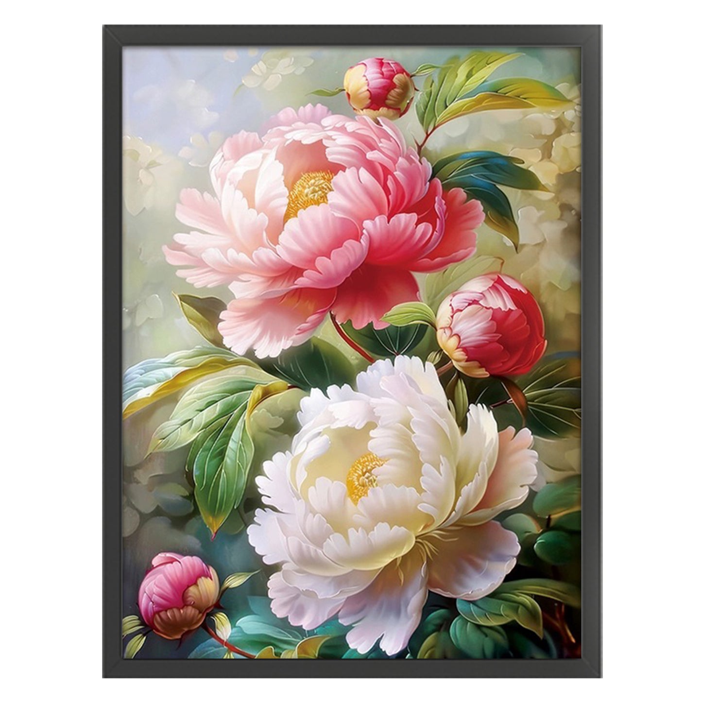 Peony - 11CT Stamped Cross Stitch 50*65CM(Mona Lisa Brand)