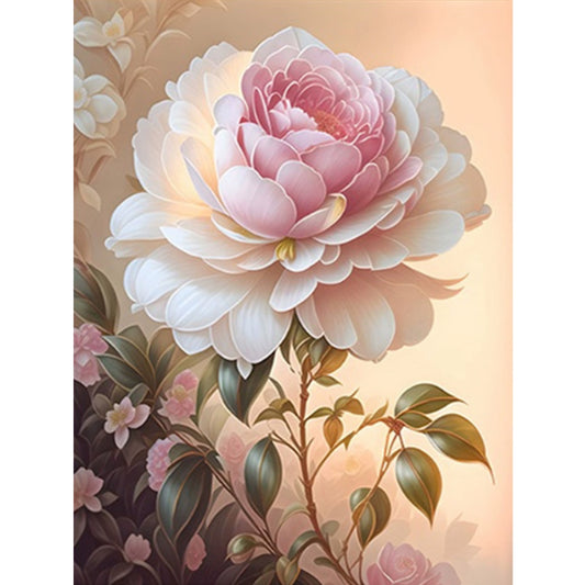 Camellia - 11CT Stamped Cross Stitch 55*70CM(Mona Lisa Brand)
