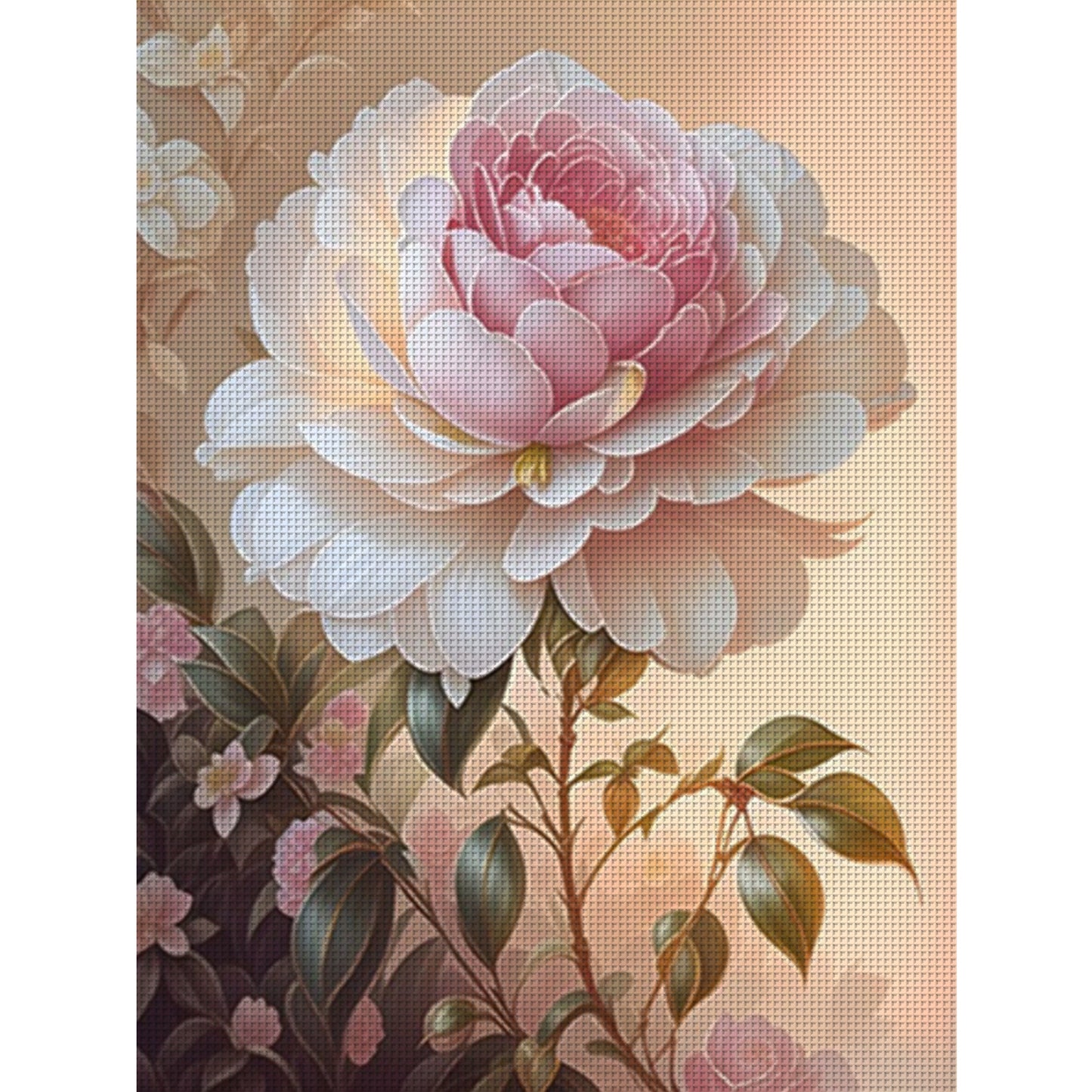 Camellia - 11CT Stamped Cross Stitch 55*70CM(Mona Lisa Brand)