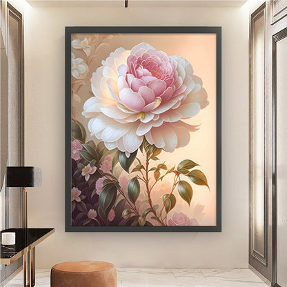 Camellia - 11CT Stamped Cross Stitch 55*70CM(Mona Lisa Brand)