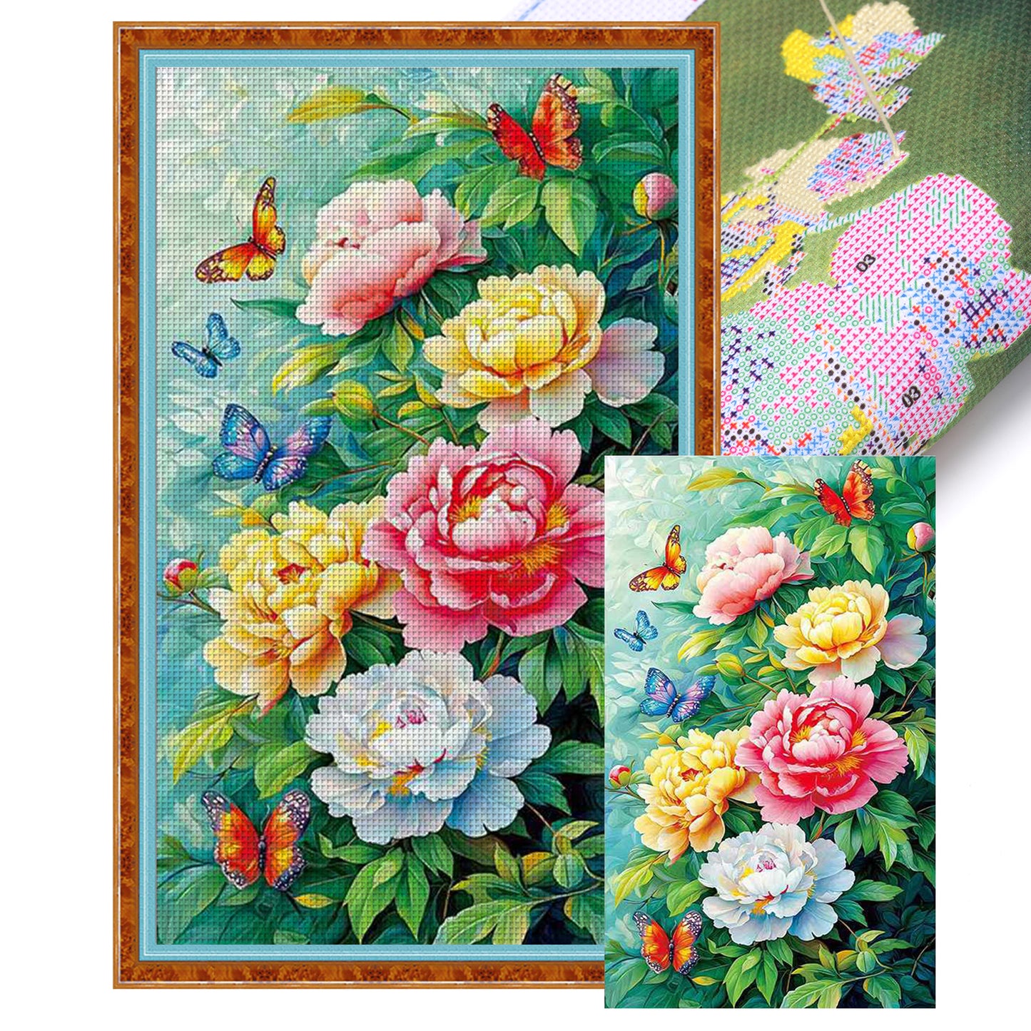 National Beauty - 11CT Stamped Cross Stitch 70*115CM(Mona Lisa Brand)