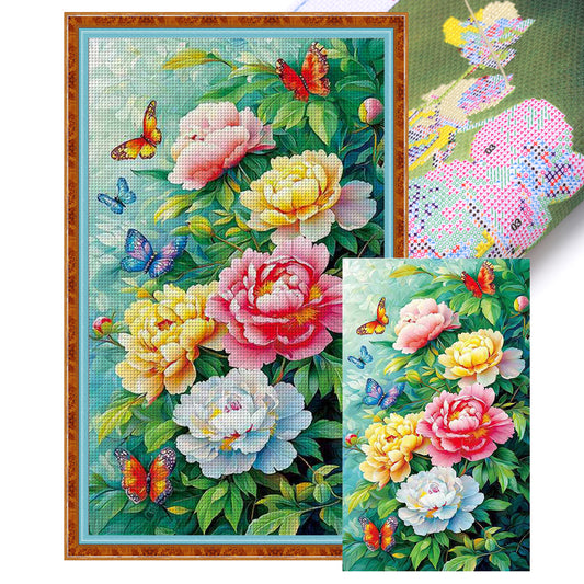 National Beauty - 11CT Stamped Cross Stitch 70*115CM(Mona Lisa Brand)