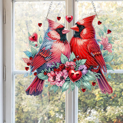 Heart 2D Flat DIY Acrylic Diamond Art Paintings Pendant for Home Wall Decor