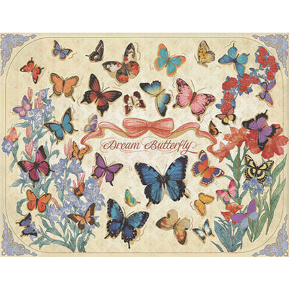 Butterfly - 11CT Stamped Cross Stitch 70*58CM(Mona Lisa Brand)