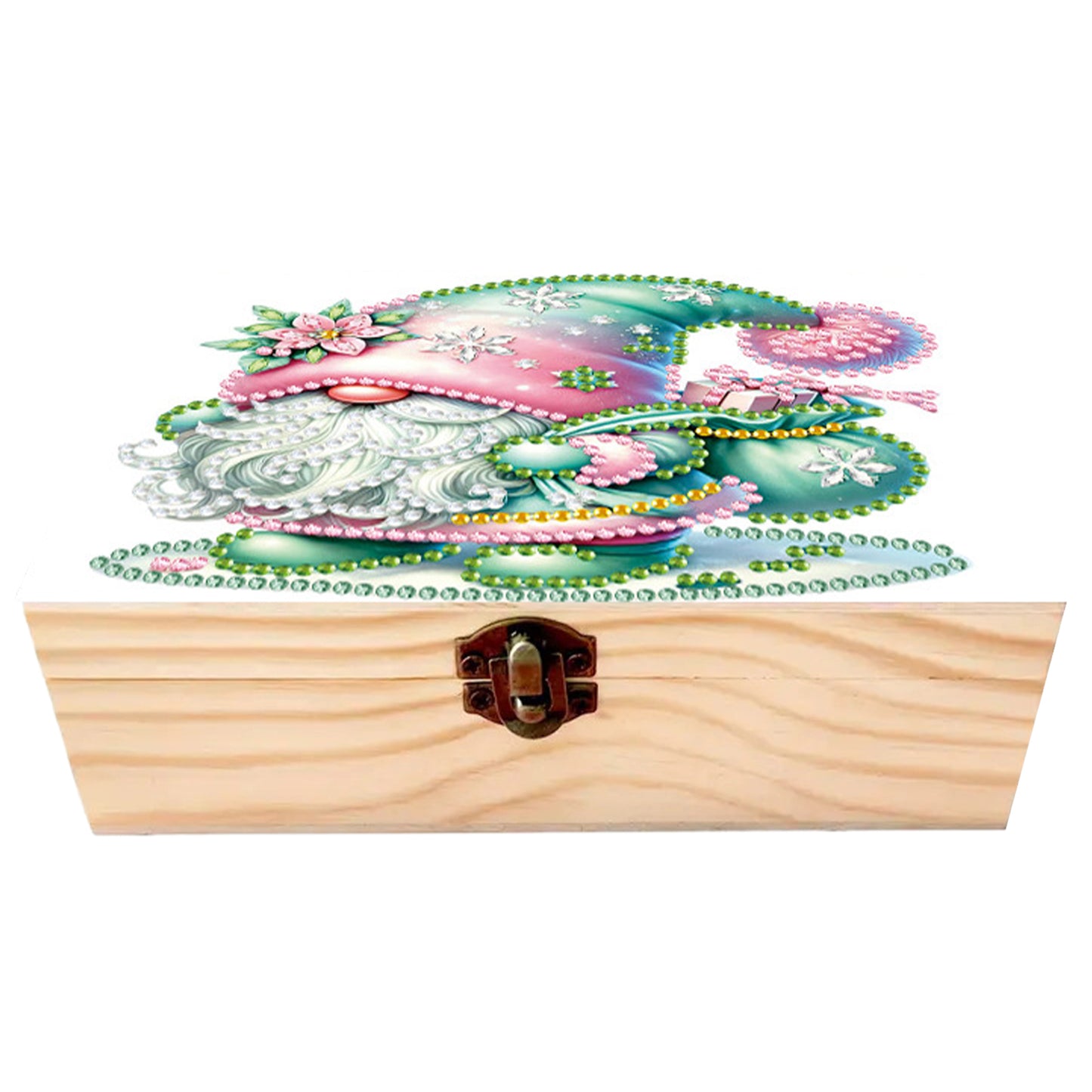 Goblin DIY Wooden 5D Diamond Art Diamond Art Storage Box for Adult Desktop Decor