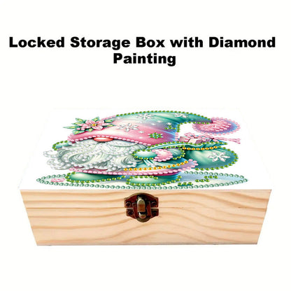 Goblin DIY Wooden 5D Diamond Art Diamond Art Storage Box for Adult Desktop Decor