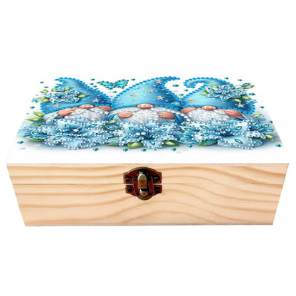 Goblin Flowers DIY Wooden 5D Diamond Art Diamond Art Storage Box for Adults Gift