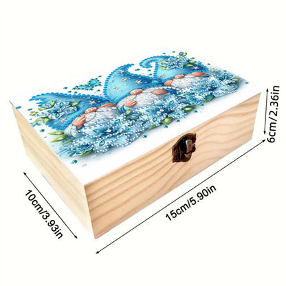 Goblin Flowers DIY Wooden 5D Diamond Art Diamond Art Storage Box for Adults Gift