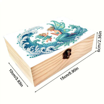 Fairy and the Waves DIY Wooden 5D Diamond Art Diamond Art Storage Box for Adults