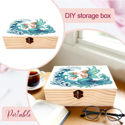 Fairy and the Waves DIY Wooden 5D Diamond Art Diamond Art Storage Box for Adults