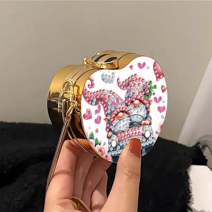 Two Goblins DIY Acrylic Love Art Diamond Painting Coin Purse w/ Chain for Women