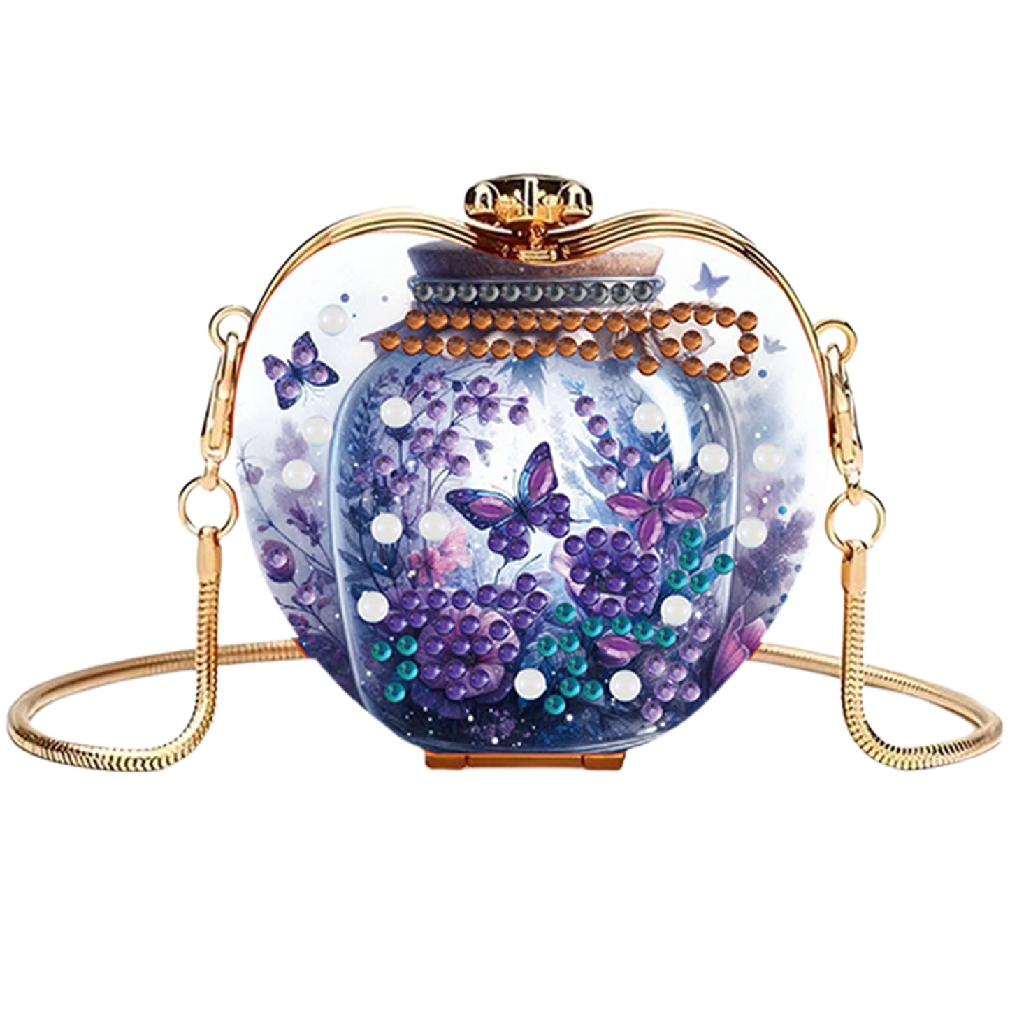 Butterfly DIY Acrylic Love Art Diamond Painting Coin Purse with Chain for Women