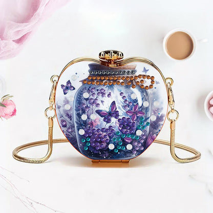 Butterfly DIY Acrylic Love Art Diamond Painting Coin Purse with Chain for Women