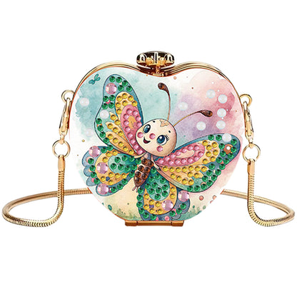 Butterfly DIY Acrylic Love Art Diamond Painting Coin Purse with Chain for Women