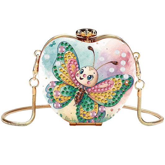 Butterfly DIY Acrylic Love Art Diamond Painting Coin Purse with Chain for Women