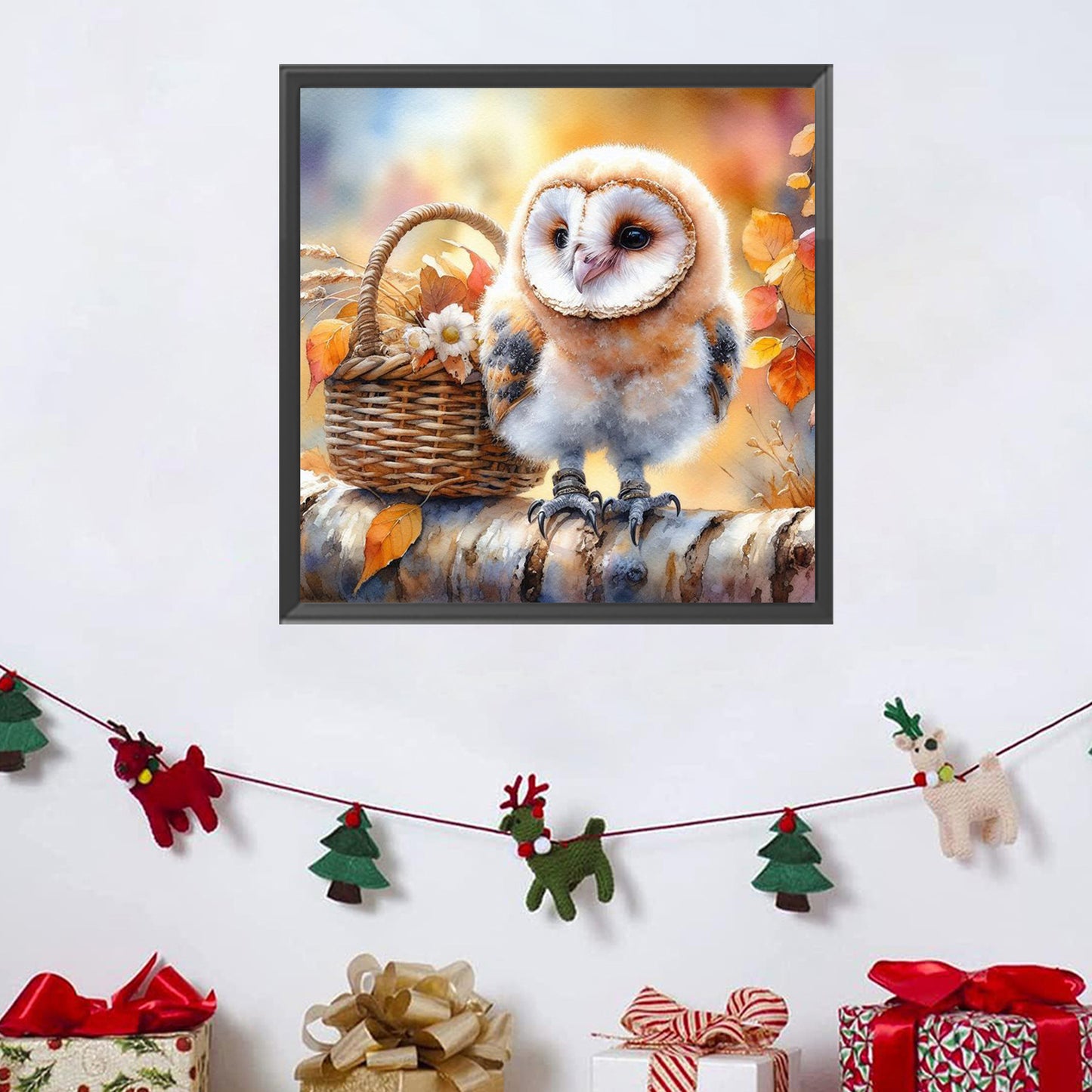 Owl - Full Square Drill Diamond Painting 30*30CM
