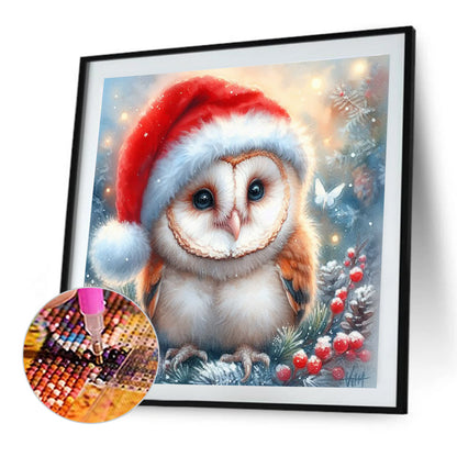 Owl - Full Square Drill Diamond Painting 30*30CM