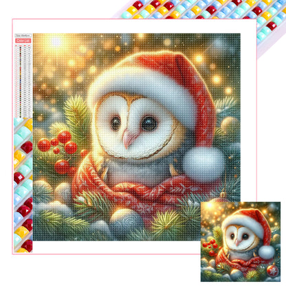 Owl - Full Square Drill Diamond Painting 30*30CM
