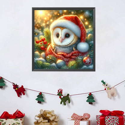 Owl - Full Square Drill Diamond Painting 30*30CM