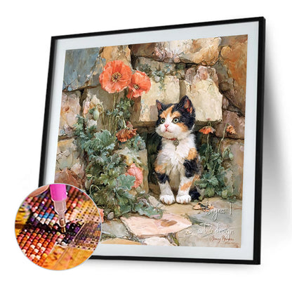Kitty - Full Square Drill Diamond Painting 30*30CM