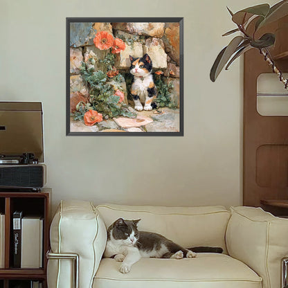 Kitty - Full Square Drill Diamond Painting 30*30CM