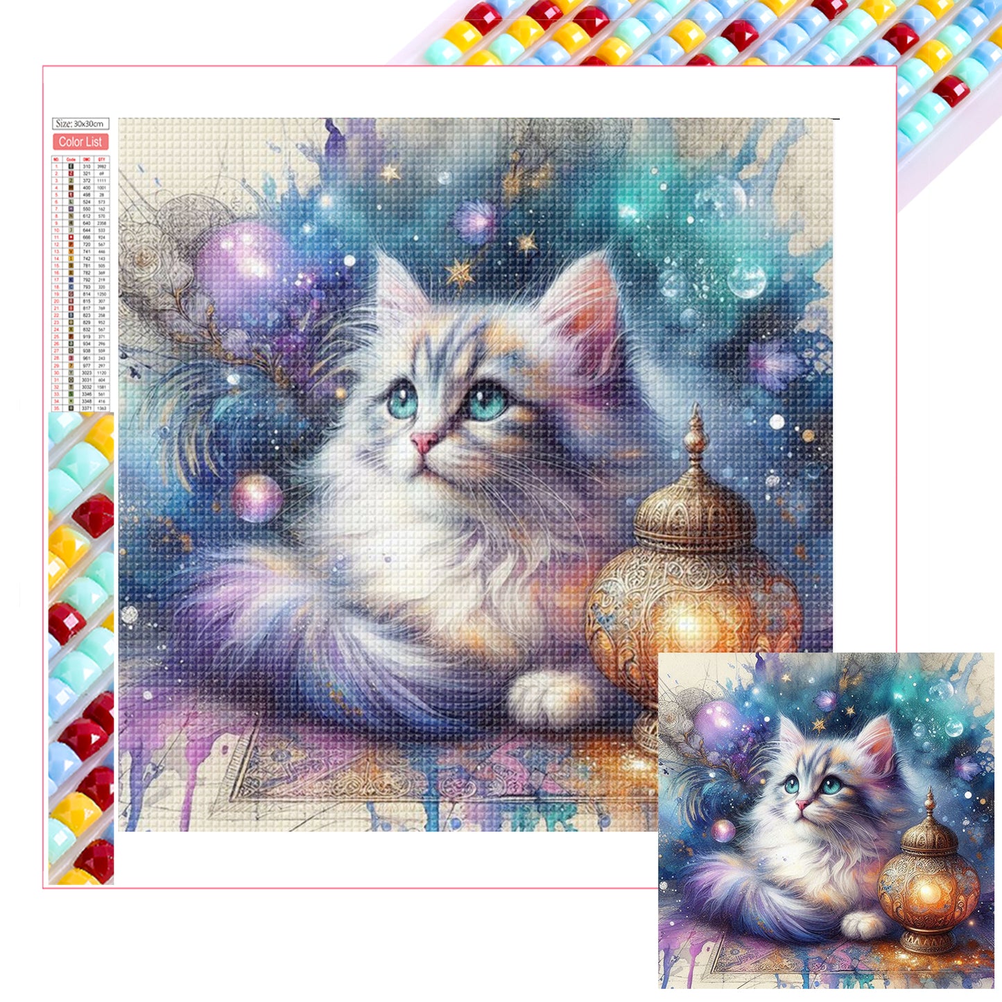 Kitty - Full Square Drill Diamond Painting 30*30CM