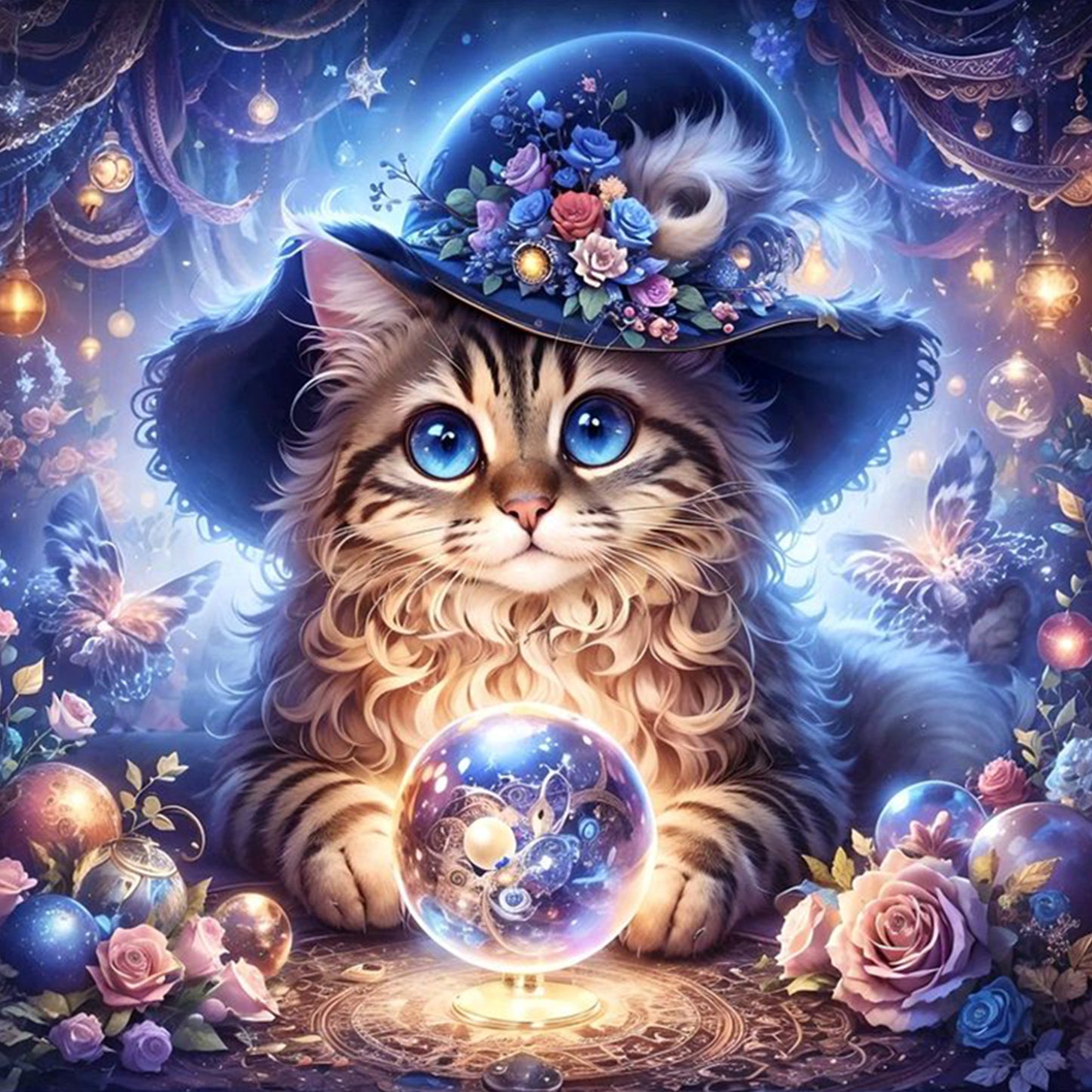 Kitty - Full Square Drill Diamond Painting 30*30CM