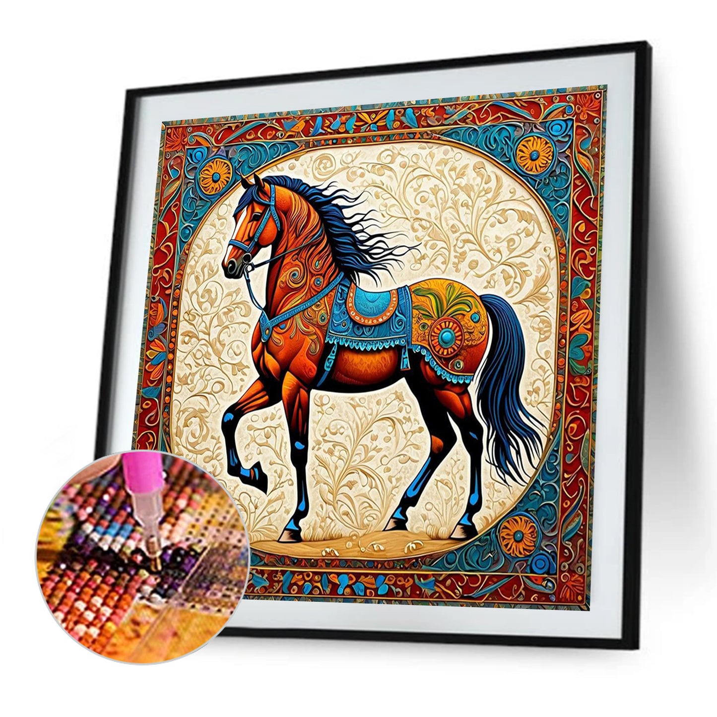 Horse - Full Square Drill Diamond Painting 40*40CM