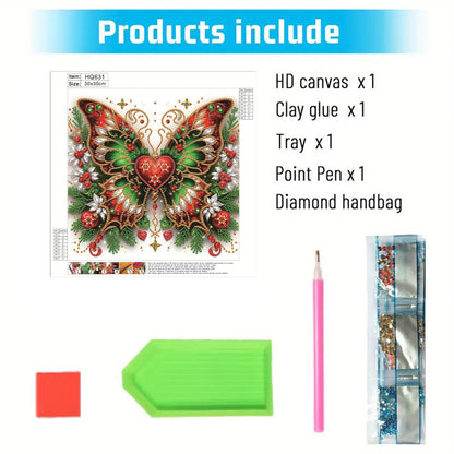 Butterfly Blossom - Special Shaped Drill Diamond Painting 30*30CM