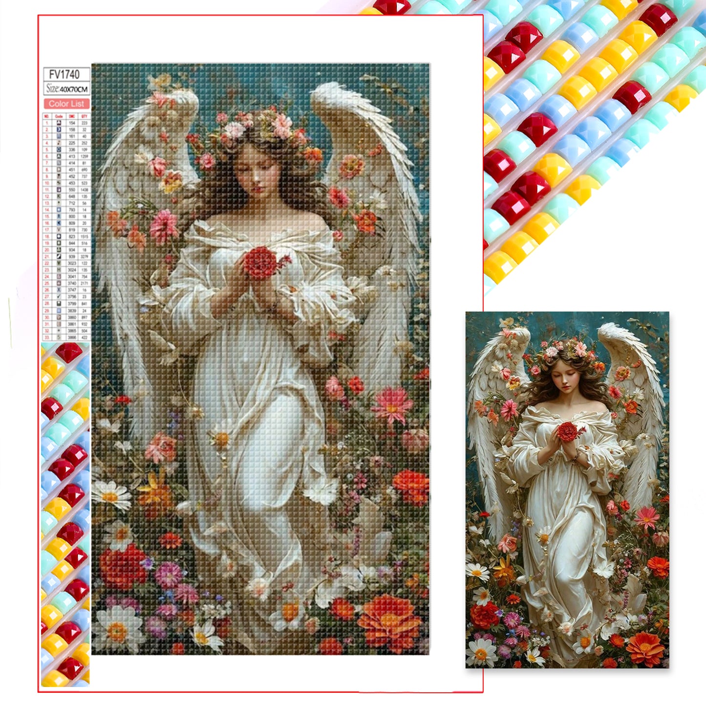 Angel - Full Square Drill Diamond Painting 40*70CM