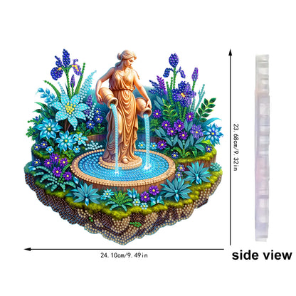 Aquarius 2D Flat DIY Acrylic Diamond Painting Kits Window Hanging Home Decor