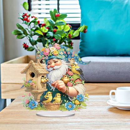 Acrylic 2D Flat Goblins and Birds DIY Table Top Diamond Painting Ornament Kits