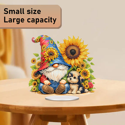 Acrylic 2D Flat Goblins Sunflower DIY Table Top Diamond Painting Ornament Kits