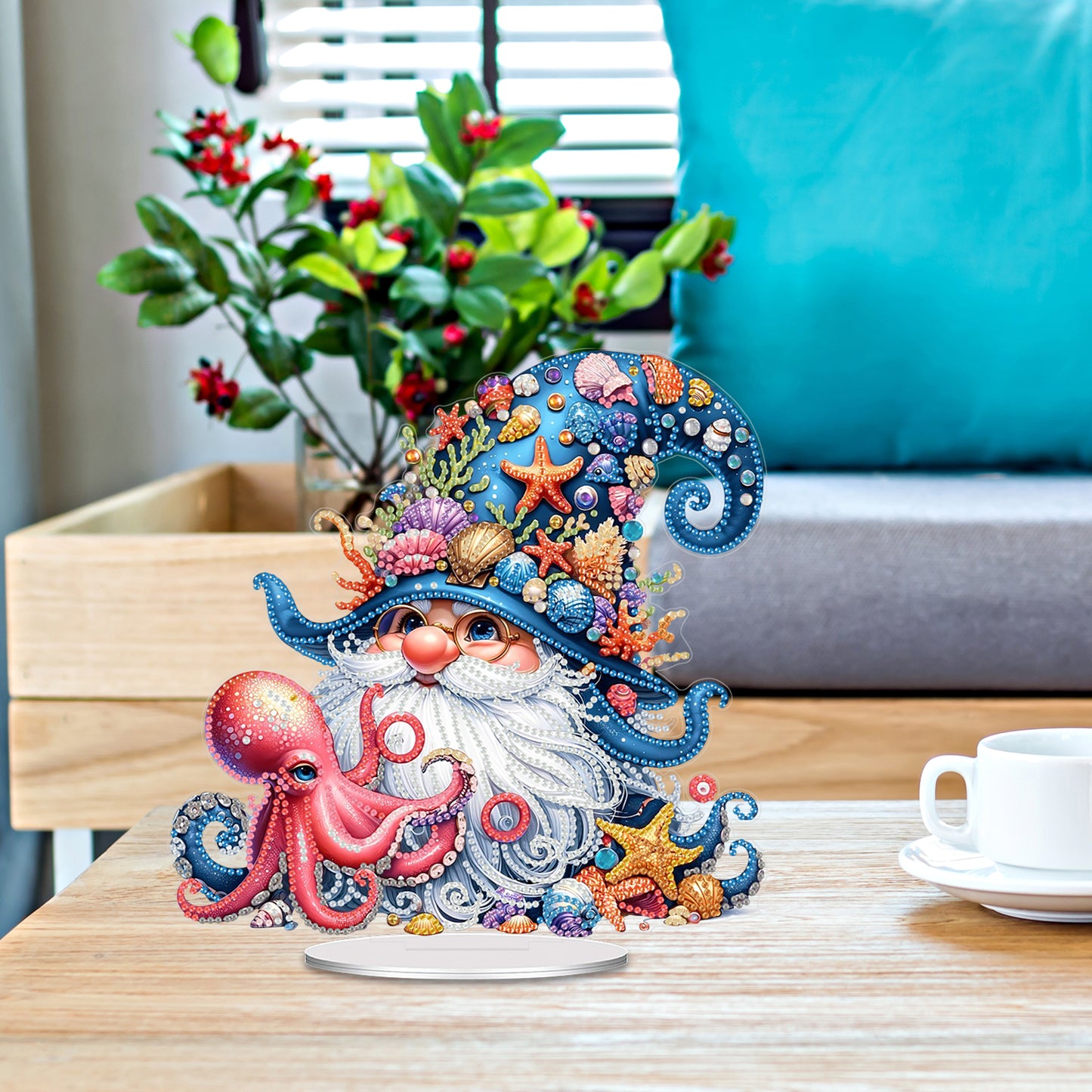 Acrylic 2D Flat Ocean Goblin DIY Diamond Painting Tabletop Ornaments Kits