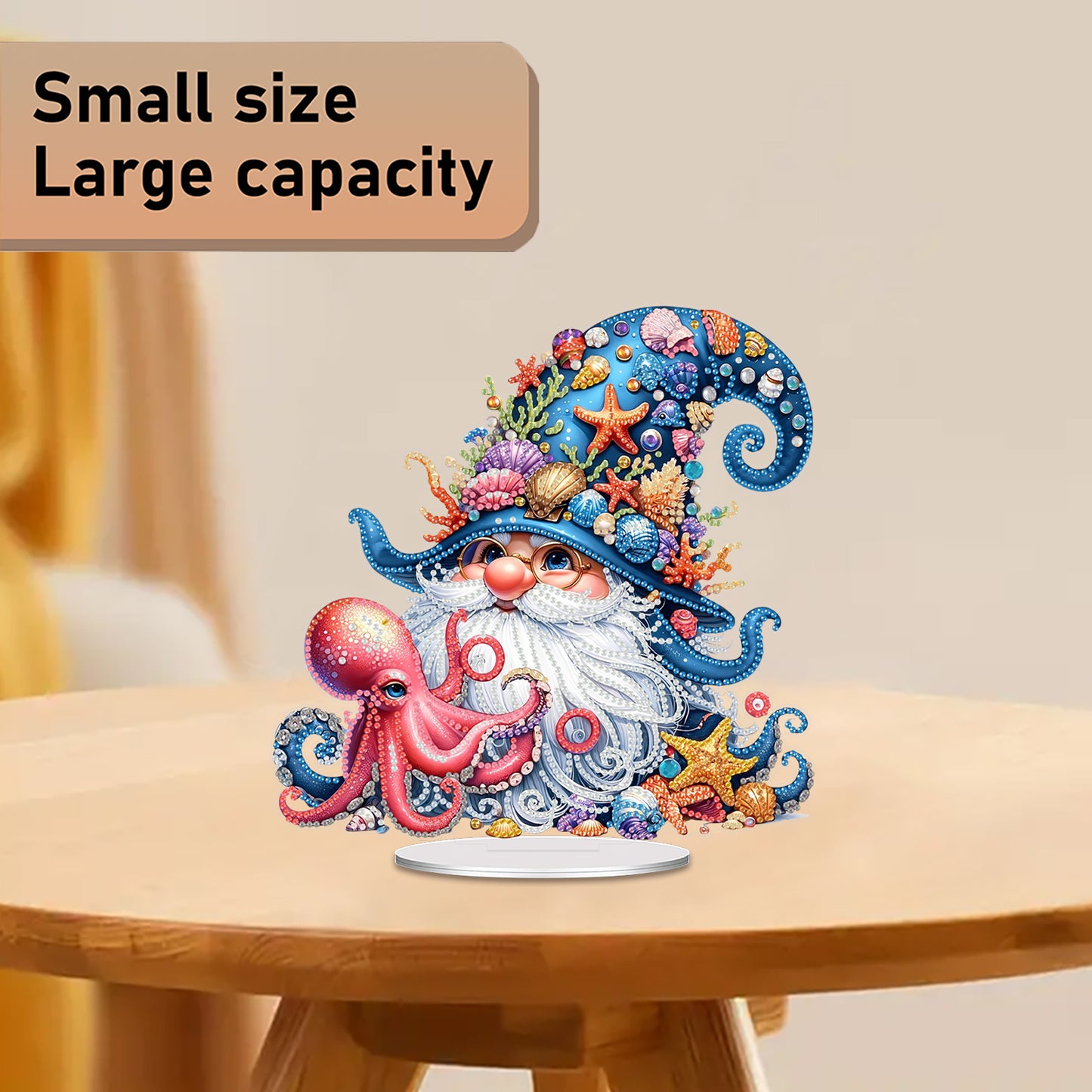 Acrylic 2D Flat Ocean Goblin DIY Diamond Painting Tabletop Ornaments Kits