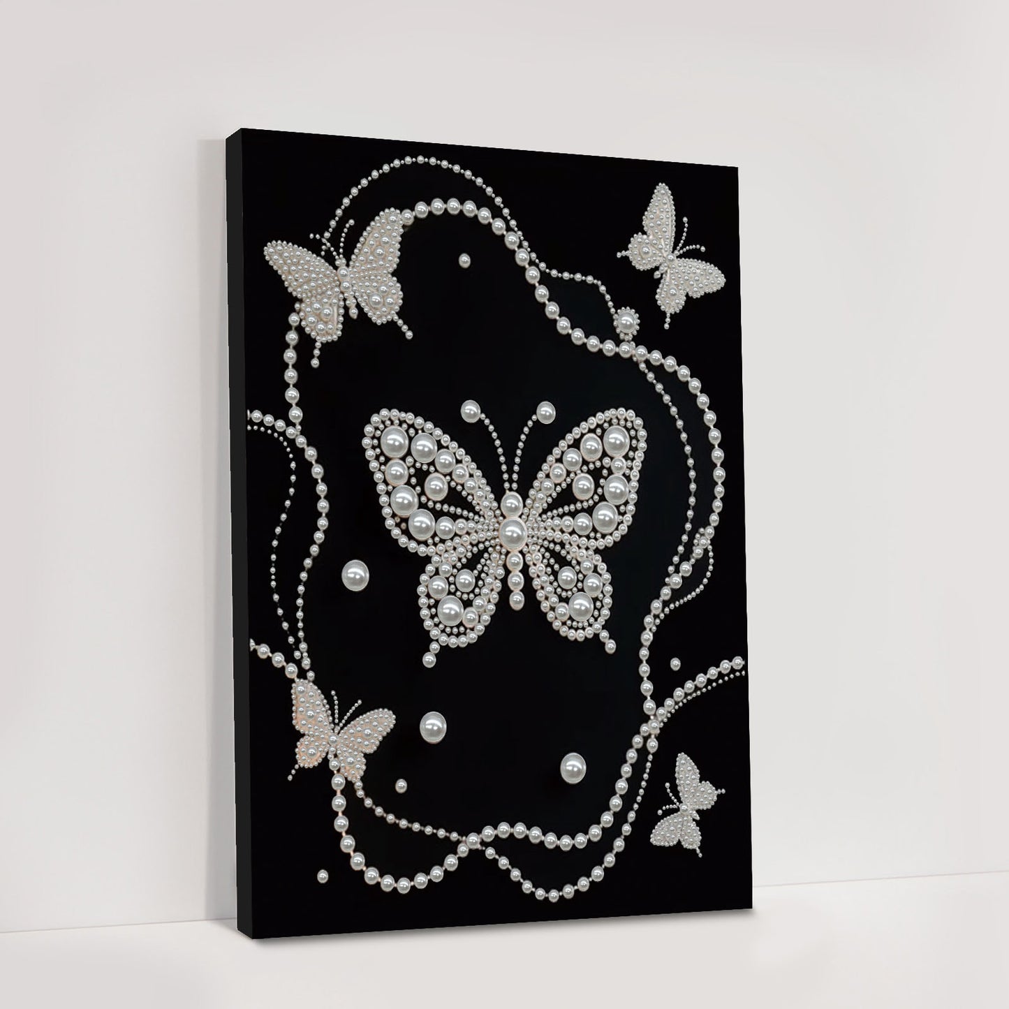 Butterfly - DIY Pearl Gem Art Diamond Painting Kits With Framefor Home Decor -30x40cm