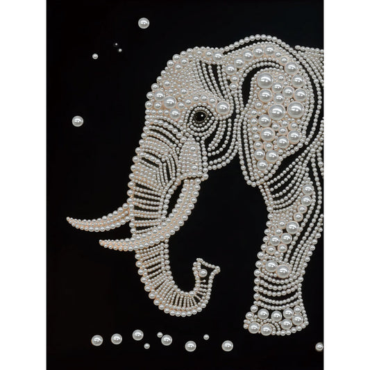 Elephants - DIY Pearl Gem Art Diamond Painting Kits With Framefor Home Decor -30x40cm