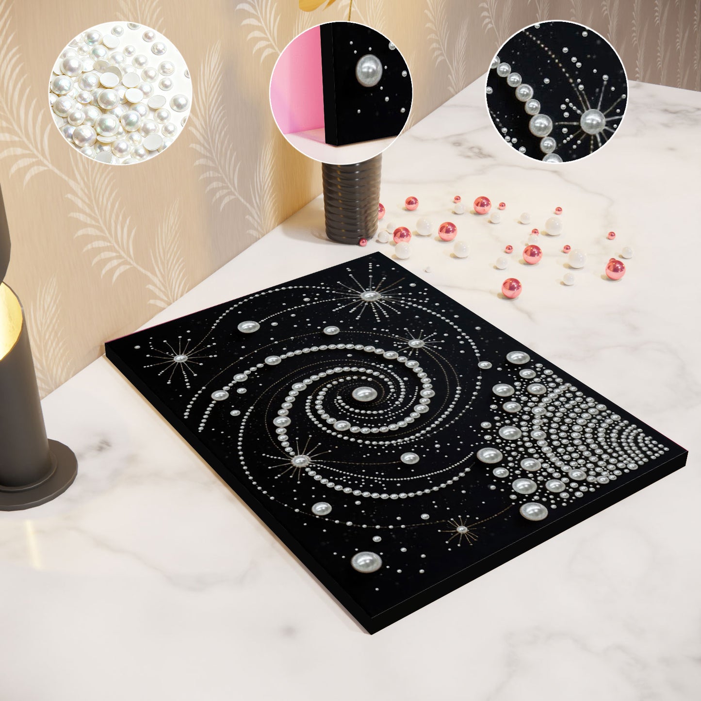 Starry Sky - DIY Pearl Gem Art Diamond Painting Kits With Framefor Home Decor -30x40cm