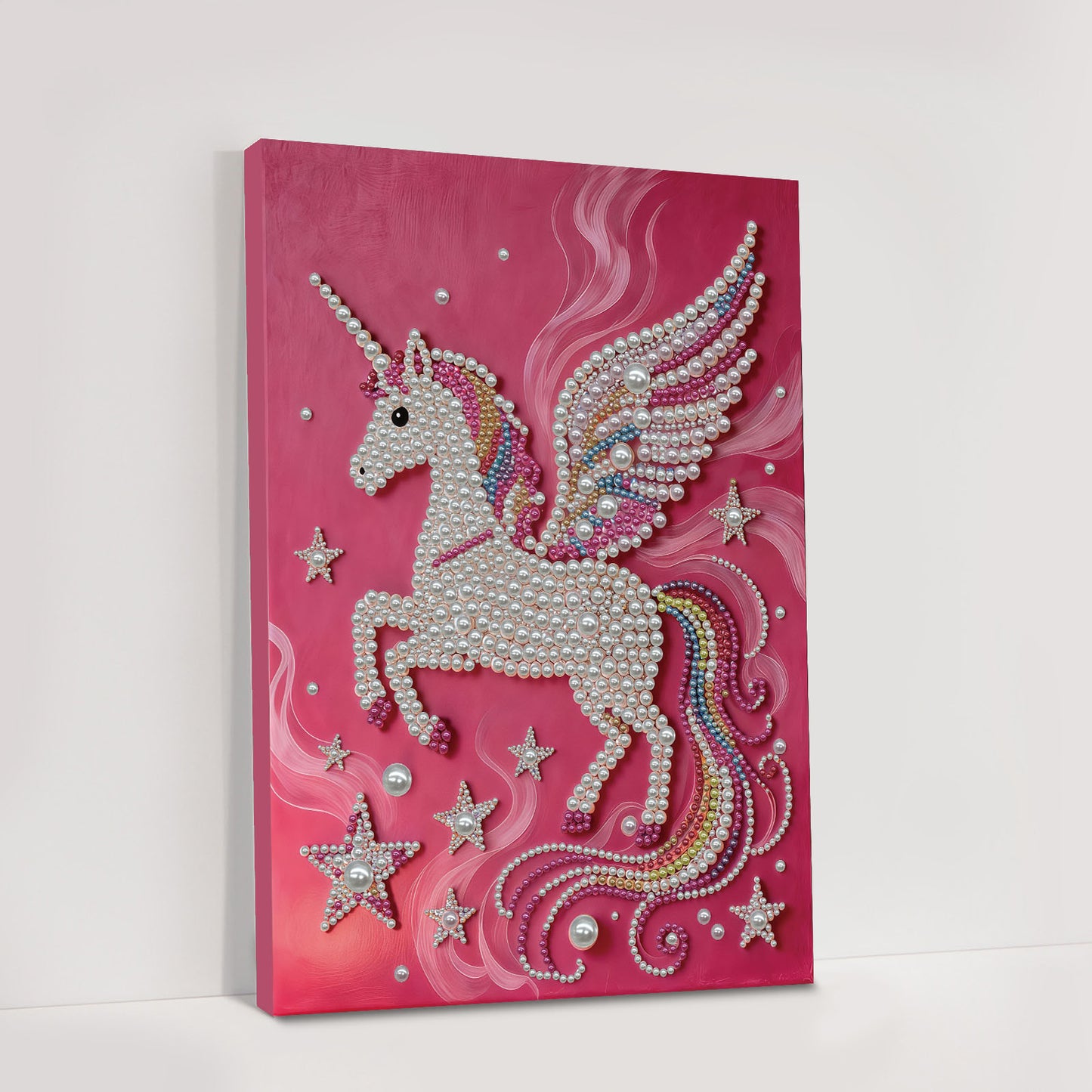 Unicorn - DIY Pearl Gem Art Diamond Painting Kits With Framefor Home Decor -30x40cm