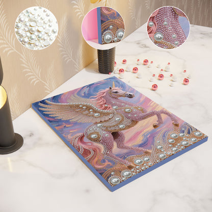 Unicorn - DIY Pearl Gem Art Diamond Painting Kits With Framefor Home Decor -30x40cm