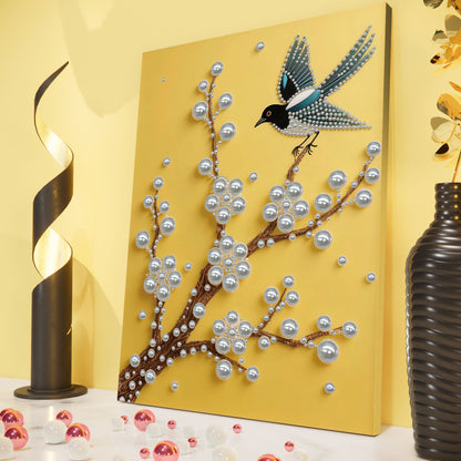 Branch With Bird - DIY Pearl Gem Art Diamond Painting Kits With Framefor Home Decor -30x40cm