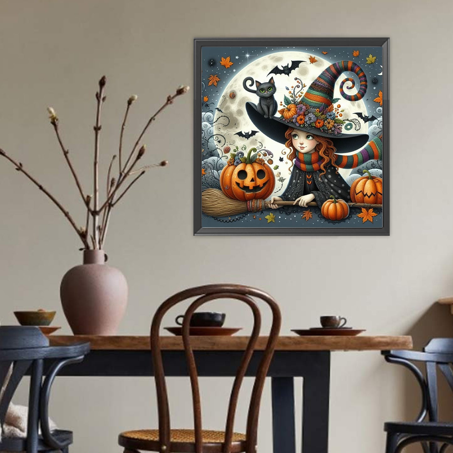 Witch - Full Round Drill Diamond Painting 40*40CM
