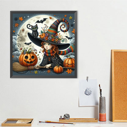 Witch - Full Round Drill Diamond Painting 40*40CM